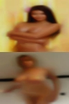 Naked woman playing